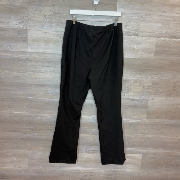 J. Jill Black Barely Boot Cut Trousers - Picture 3 of 5